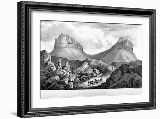 A Tributary of the Gila-C. B. Graham-Framed Giclee Print