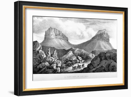 A Tributary of the Gila-C. B. Graham-Framed Giclee Print