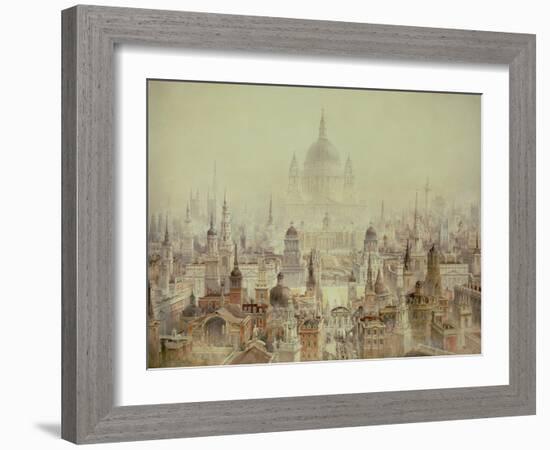 A Tribute to Sir Christopher Wren-Charles Robert Cockerell-Framed Giclee Print