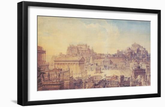 A Tribute To the Architecture of Rome-Charles Cockerell-Framed Premium Giclee Print