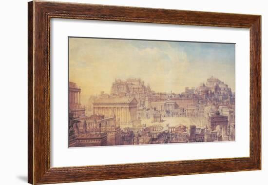 A Tribute To the Architecture of Rome-Charles Cockerell-Framed Premium Giclee Print