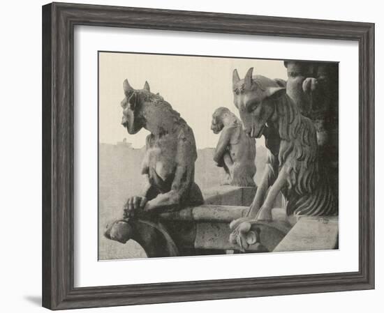 A Trio of Gargoyles-null-Framed Photographic Print