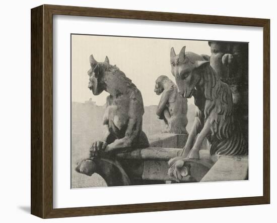 A Trio of Gargoyles-null-Framed Photographic Print