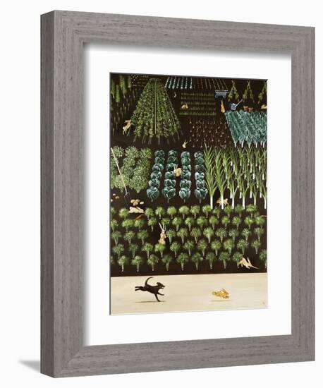 A Trip of Rabbits, 2009-Rebecca Campbell-Framed Giclee Print