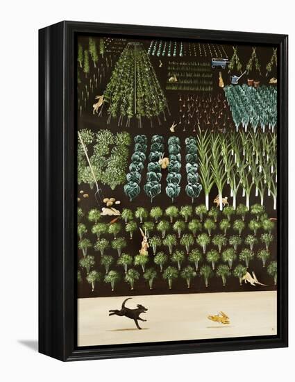 A Trip of Rabbits, 2009-Rebecca Campbell-Framed Premier Image Canvas