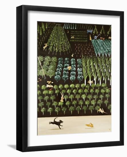 A Trip of Rabbits, 2009-Rebecca Campbell-Framed Giclee Print