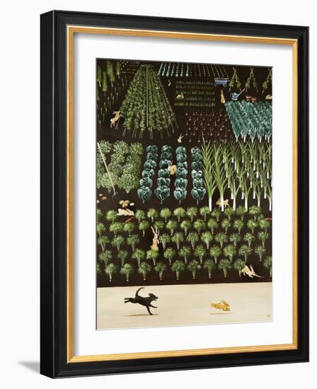 A Trip of Rabbits, 2009-Rebecca Campbell-Framed Giclee Print