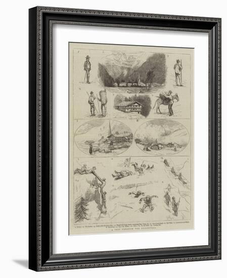 A Trip Through the Zillerthal-null-Framed Giclee Print