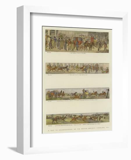 A Trip to Leicestershire, or the Melton Mowbray Panorama, 1820-Henry Alken-Framed Giclee Print