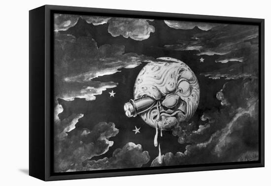 A Trip to the Moon, from French Movie-null-Framed Premier Image Canvas