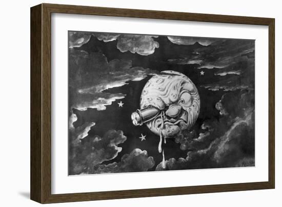 A Trip to the Moon, from French Movie-null-Framed Giclee Print