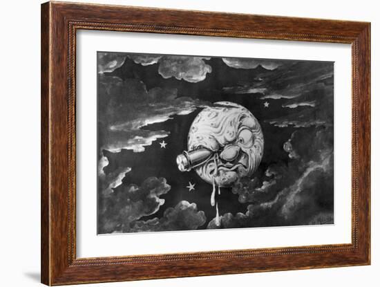 A Trip to the Moon, from French Movie-null-Framed Giclee Print