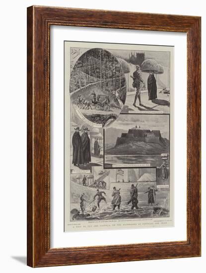 A Trip to Tuy and Valenca, on the Boundaries of Portugal and Spain-Henri Lanos-Framed Giclee Print