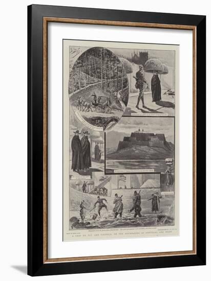 A Trip to Tuy and Valenca, on the Boundaries of Portugal and Spain-Henri Lanos-Framed Giclee Print