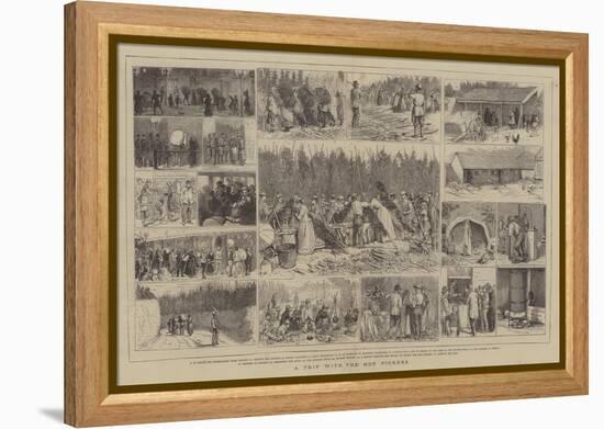 A Trip with the Hop Pickers-Alfred Chantrey Corbould-Framed Premier Image Canvas