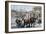 A Troika Sled in Moscow, Russia, C1890-Gillot-Framed Giclee Print