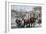 A Troika Sled in Moscow, Russia, C1890-Gillot-Framed Giclee Print