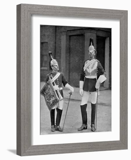 A Trooper and Trumpeter of the Royal Horse Guards, 1896-Gregory & Co-Framed Giclee Print