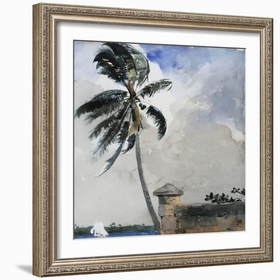 A Tropical Breeze, Nassau, 1889-90-Winslow Homer-Framed Giclee Print