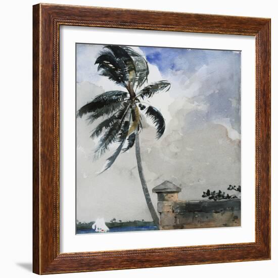 A Tropical Breeze, Nassau, 1889-90-Winslow Homer-Framed Giclee Print