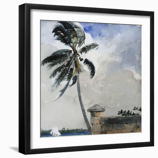 A Tropical Breeze, Nassau, 1889-90-Winslow Homer-Framed Giclee Print