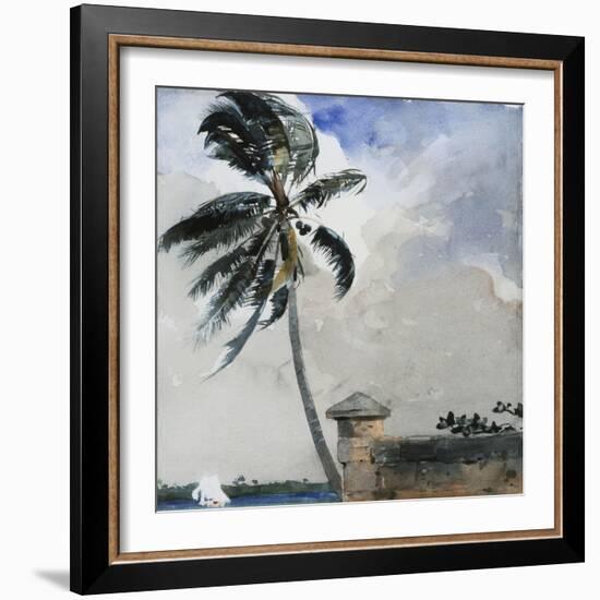 A Tropical Breeze, Nassau, 1889-90-Winslow Homer-Framed Giclee Print