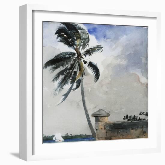 A Tropical Breeze, Nassau, 1889-90-Winslow Homer-Framed Giclee Print