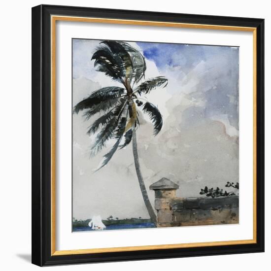 A Tropical Breeze, Nassau, 1889-90-Winslow Homer-Framed Giclee Print