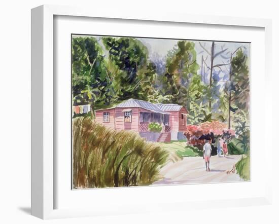 A Tropical Home, 1987-Carlton Murrell-Framed Giclee Print