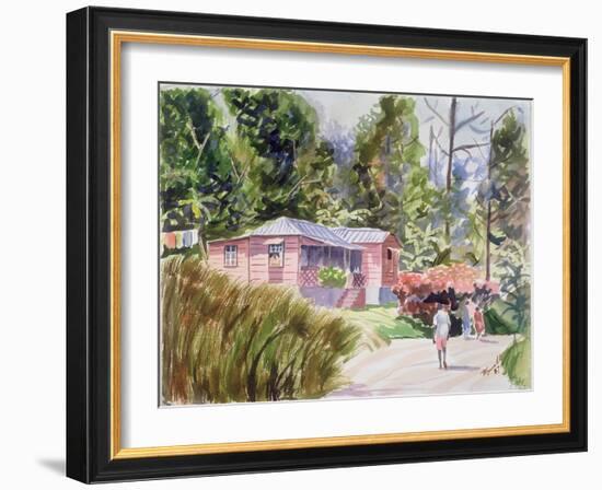 A Tropical Home, 1987-Carlton Murrell-Framed Giclee Print