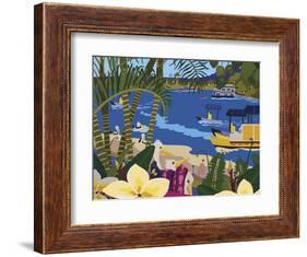 A Tropical Summer Day-Cindy Wider-Framed Giclee Print