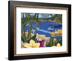 A Tropical Summer Day-Cindy Wider-Framed Giclee Print