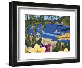 A Tropical Summer Day-Cindy Wider-Framed Giclee Print