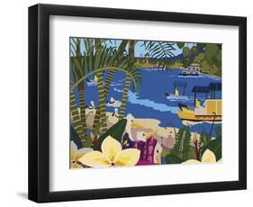 A Tropical Summer Day-Cindy Wider-Framed Giclee Print