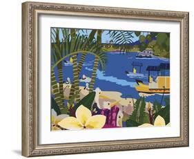 A Tropical Summer Day-Cindy Wider-Framed Giclee Print