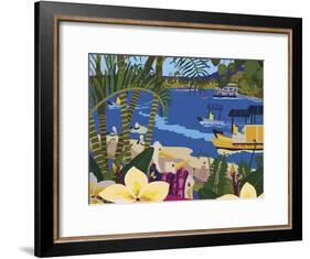 A Tropical Summer Day-Cindy Wider-Framed Giclee Print