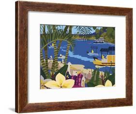 A Tropical Summer Day-Cindy Wider-Framed Giclee Print