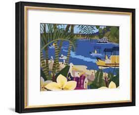 A Tropical Summer Day-Cindy Wider-Framed Giclee Print
