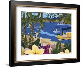 A Tropical Summer Day-Cindy Wider-Framed Giclee Print