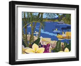 A Tropical Summer Day-Cindy Wider-Framed Giclee Print