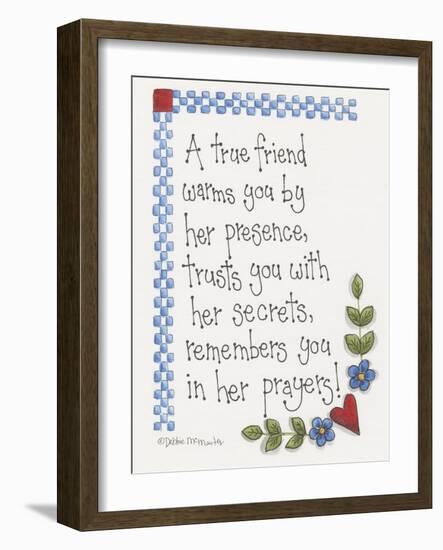 A True Friend-Debbie McMaster-Framed Giclee Print