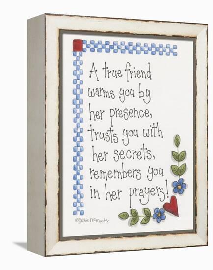 A True Friend-Debbie McMaster-Framed Premier Image Canvas