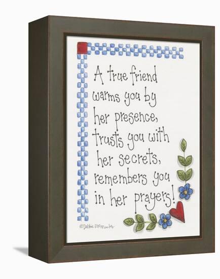 A True Friend-Debbie McMaster-Framed Premier Image Canvas
