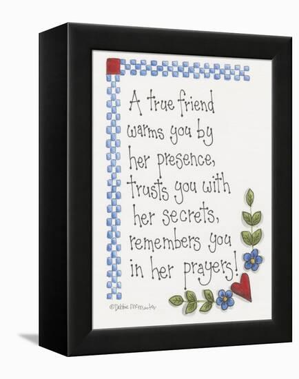 A True Friend-Debbie McMaster-Framed Premier Image Canvas