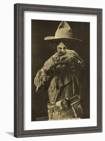 A True Girl of the West'-null-Framed Premium Giclee Print