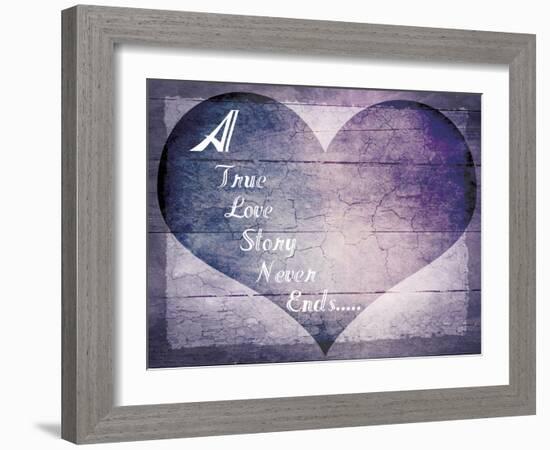 A True Love Story Never Ends-LightBoxJournal-Framed Giclee Print