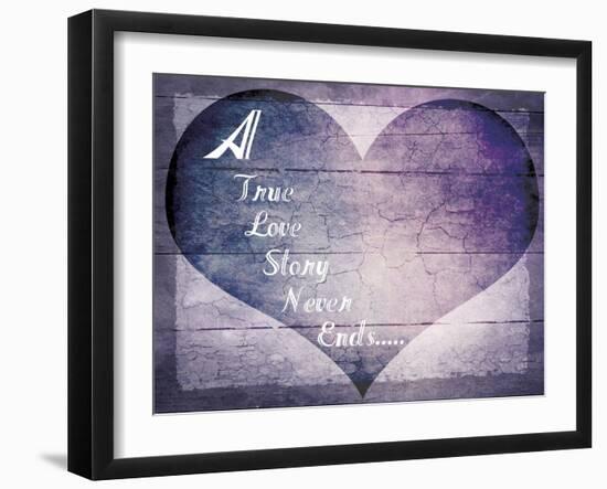 A True Love Story Never Ends-LightBoxJournal-Framed Giclee Print