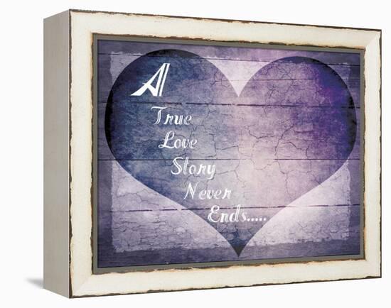 A True Love Story Never Ends-LightBoxJournal-Framed Premier Image Canvas