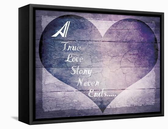 A True Love Story Never Ends-LightBoxJournal-Framed Premier Image Canvas