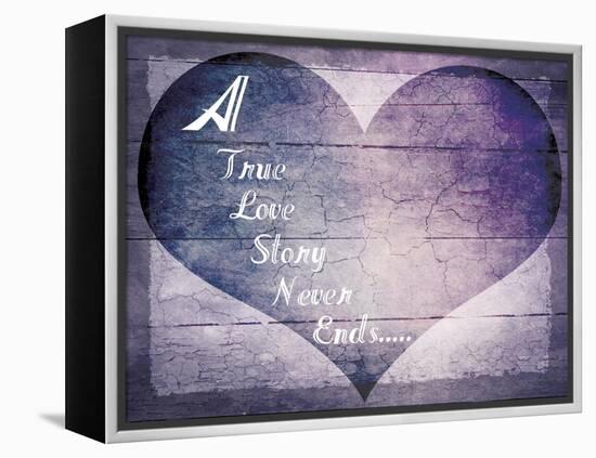 A True Love Story Never Ends-LightBoxJournal-Framed Premier Image Canvas